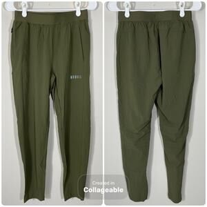 NoBull No Bull Track Pants Joggers Women’s Medium Army Green Tapered Sweatpants